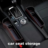 Car Seat Box Storage Car Seat Organizer Compartments Side Slot Pocket Bag Organiser Gap Filler Handphone Holder
