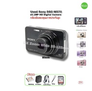 Sony Cyber-shot DSC-W570 16.1MP Digital Camera กล้องดิจิตอล 5X zoom Lens Carl Zeiss คมชัดสูง ถ่ายวิด