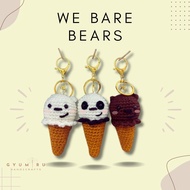 We Bare Bears Keychain Crochet