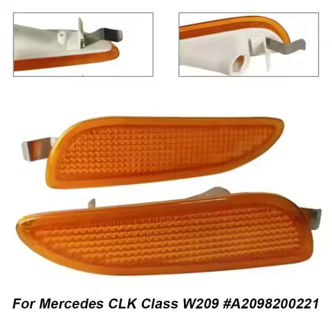 Side Marker Lights Front Bumper Amber Marker Lights For Mercedes CLK320 CLK350 CLK500 A209 W209 Left