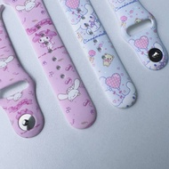 Silicone Strap Cute Cartoon Pattern Applicable To Smart Watch 11 10 9 8 7 6 5 4 3 2 1 SE Ultra CD5GP