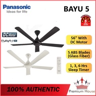 Panasonic F-M14JHVBKH Bayu 4 Bayu 5 4-Blade or 5-Blade Ceiling Fan (1400mm) F-M14SH F-M14JH