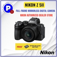 NIKON Z 5II / Z5II FULL FRAME MIRRORLESS DIGITAL CAMERA ( FREE EXTRA BATTERY NIKON EN-EL15C  )