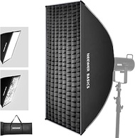 NEEWER BASICS 60 x 90 cm Strip Softbox Bowens Mount Soft Box with Light Diffusers/Grid/Bag Compatibl