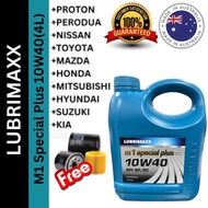 LUB-10W40 4L LUBRIMAXX M1 SPECIAL 10W40 SM/CF 4 LITER SEMI- (FREE OIL FILTER)【MADE IN AUSTRALIA】