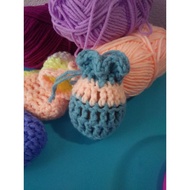 Doorgift bekas telur/gula-gula/ goodies,  uncang crochet bekas telur kait/crochet