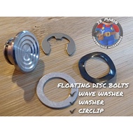 FLOATING DISC BOLTS SALAYA INOX STAINLESS STEEL ( 1 PC )