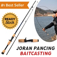 COD - Bluefin Gun Handle Joran Pancing Carbon Fiber 2 Segments 1.8M BAITCASTING Sambung 2 Model Samb