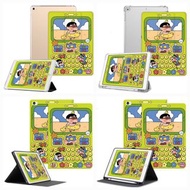 蠟筆小新 Apple iPad 10 iPad 9 Air 5 Air 4 Pro 12.9 Pro 11 mini 6 iPad 8 iPad 7 mini 5 Air 3 Air 2 pro 10.5 pro 9.7  ipad 5 iPad 6 iPad 4 iPad case 保護套 平板保護套 ipad套 ipad殼 鋼化膜 類紙膜