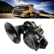 Truck Volvo Scania 135db Air Horn 12/24V Super Loud Trumpet Air Electric Horn Flat Valve for Auto Car Truck