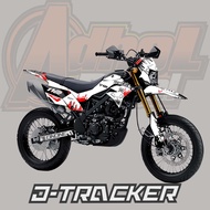 KAWASAKI MOTORCYCLE DECAL STICKER DTRACKER BFkawasaki CODE 69