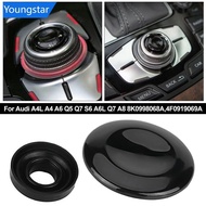 【FY】  Car Multimedia Knob Switch Keys Button Cap Cover Repair Kit For Audi A4L A4 A6 Q5 Q7 S6 A6L Q7