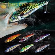 BETTER-MAYSHOW 1Pcs Hard Squid Bait, 5g 15g  Eyes  Fishing Lure, Universal Metal Jigging Wobblers Se