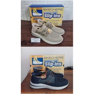 ORIGINAL SALE 70% SKECHERS DELSON 3.0 SHOES 210606 NVY/TPE MEN
