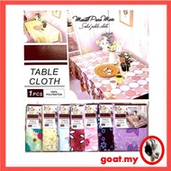 Alas Meja Bulat. -High Density 100% Polyester Table Cloths (140CM X 140CM)