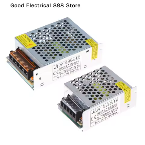 【G】Lighting Transformer AC 110V-240V To DC 5V 2A/5A 25W 60W For CCTV LED Strip Power Supply Adapter