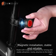 Five Mode Magnetic Bike Tail Light with Brake Sensor for Bicycle IP55 Waterproof