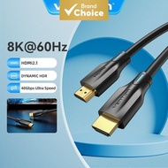Vention 2.1 8K 4K 120Hz 48Gbps for PC Monitor TV PS5 Nintendo Switch HDMI to RJ45 power supply cable