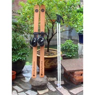 Ski Board Floating Willow Original Wooden Adult Ski Board Double Board Set Ski Board Window Display 