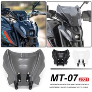 Motorcycles New Accessories Windscreen MT07 2021 2022 Windshield Wind Shield Deflectore For YAMAHA M