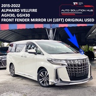 Toyota Alphard Vellfire 2015 - 2022 Fender Mirror Used Pearl White (070) Black 202 99% Condition