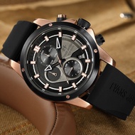 Buy 1 Get 1 !!! Jam tangan Evans Jayden Jam Tangan Pria 9589 Rubber