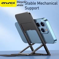 Awei X28 Portable Foldable Phone Holder Smart mobiles Tablet Multiple Anti-Skid Design Desktop Stand