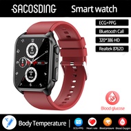 2023 New Bluetooth Call ECG+PPG Smart Watch Men Blood Pressure Heart Rate Watches Fitness Tracker Smartwatch For Huawei Xiaomi