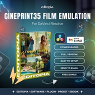 (Win/Mac) CinePrint35 Powergrades & LUTs For DaVinci Resolve Studio Full Version[ MICHIGO STUDIO ]
