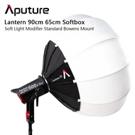 【In stock】Aputure Lantern 90cm 65cm Softbox Soft Light Modifier Standard Bowens Mount for Aputure 300D Mark II 120D 120T 120D Mark II 300D OCIF