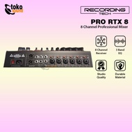 Recording Tech Pro RTX8  8 Channel Professional Audio Mixer