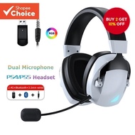 Wireless Earbuds Bluetooth Gaming Headset With Mic 3.5mm Wired PC Gamer Headphonest Noise-Canceling 