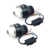 VOXX LED Foglamp Projector LED Projie 3 Warna Foglamp Mobil Blue Lens 3 Inch