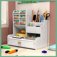 Wooden Stationary Storage Rack Pen Holder Box Rak Alat Tulis Rak Pen Rak Office Rak Sekolah