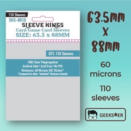 [63.5 X 88mm] 8810 Sleeve Kings Standard Card Game