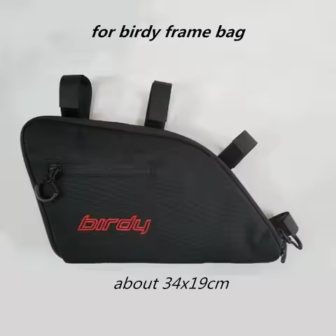 Folding bicycle frame bag for birdy bike bag beam