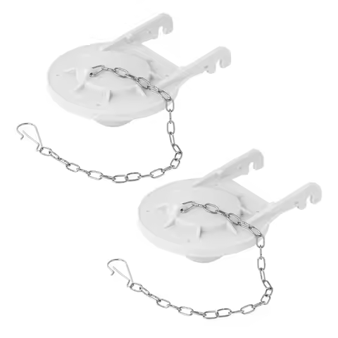 Hibbent 2 Pack 3-inch Universal Toilet Flapper Replacement, Compatible with American Standard Toilet
