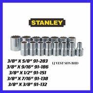 STANLEY SOCKET 3/8" 12POINT STANDARD SOCKET