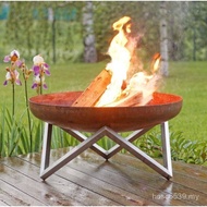 Stove North American Camper Heating Grilling Stove Grill Firewood Camping Fire Basin Courtyard Burni