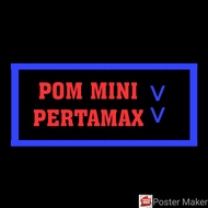 Lampu LED tulisan reques POM MINI PERTAMAX