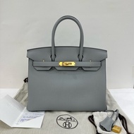Hermes 愛馬仕 birkin30 冰川藍 togo W 刻 全新 2025.1 購證