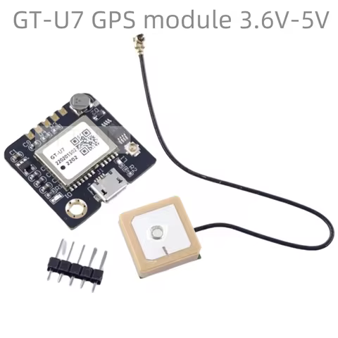 GT-U7 GPS module 3.6V-5V compatible NEO 6M with EEPROM navigation satellite positioning (with antenn