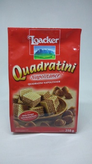 LOACKER QUADRATINI NAPOLITANER 250 GR SURABAYA