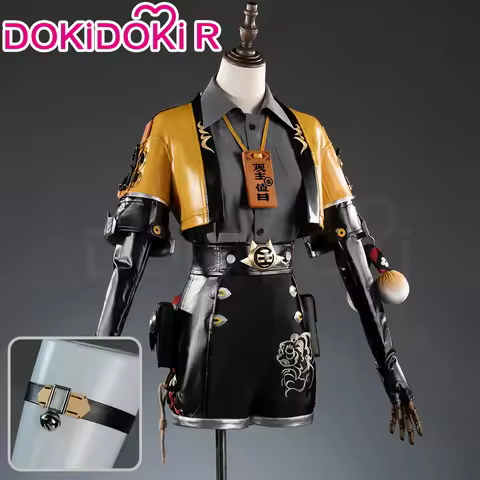 Ju Fufu Cosplay Costume Game Zenless Zone Zero DokiDoki-R ZZZ Women Suit Ju Fufu Tiger Cosplay Hallo