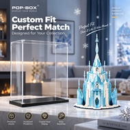 Acrylic Display Case for Lego 43197 the Ice Castle Building Model Showcase Kotak Pameran Akrilik