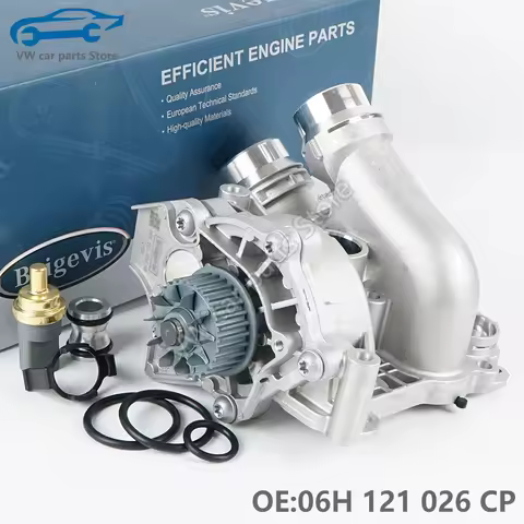 06H121026 All Aluminum EA888 GEN2 Water Pump For Audi A3A4A5Q5 VW Golf MK6 GTI Passat B7 Tiguan CC S
