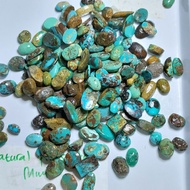 Batu pirus persia mini urat biru hijau