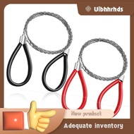 u1bhhrhds 2 Piece PVC  Cable Saw Stainless Steel Wire Saw Hand Pocket String Rope Saw Emergency Surv