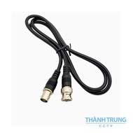 BNC extension cord for cameras with 1 male and 1 female end 1 meter and 2 meters long - coaxial cabl