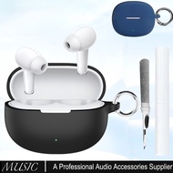 Case for vivo TWS 5i Earbuds, Silicone Protective Case Cover with Keychain, Cleaning Kit